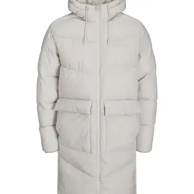 Herren Jorvesterbro Long Puffer Jacke, Moonbeam, XXL