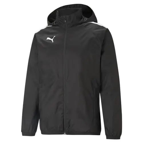 PUMA Herren Teamliga All Weather Jacke, Schwarz, Größe L