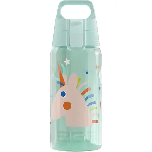 Sigg Viva One Unistars Trinkflasche für Kinder - Auslaufsicher, Blau, 0,5L