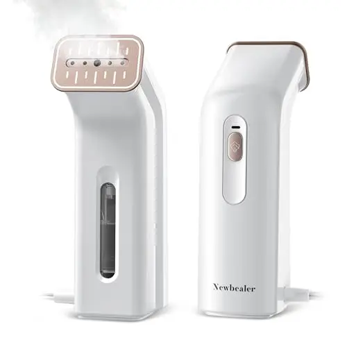Newbealer Dampfglätter, tragbare Dampfbürste, 170 ml Wassertank, 15 g/min Dampf, schnelles Aufheizen, horizontal & vertikal geeignet