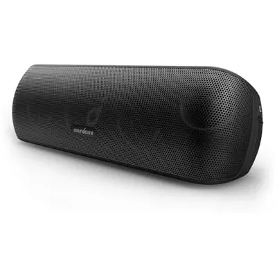soundcore Motion+ Bluetooth Lautsprecher, 30W, intensiver Bass, kabellos, IPX7 wasserdicht, 12h Akkulaufzeit, Schwarz