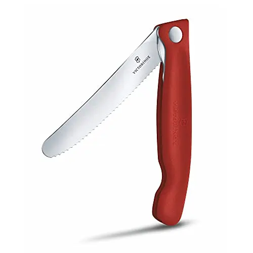 Victorinox Swiss Classic Gemüsemesser, 11 cm, scharfe rot Klinge