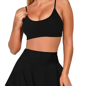 Pink Queen Damen Bikini Set 2-Teilig U-Ausschnitt Hohe Taille Schwarz S