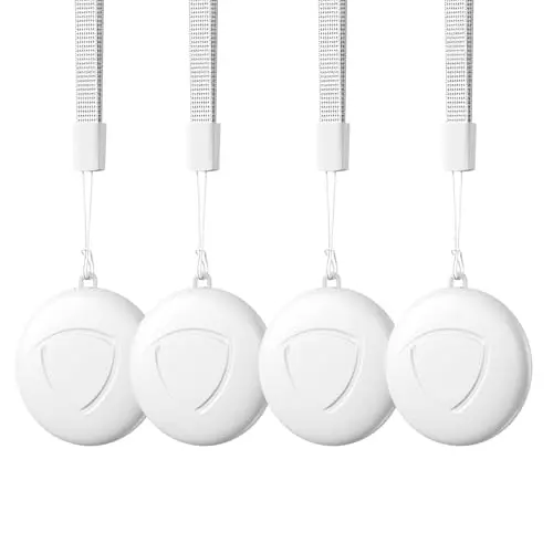 AIYATO GPS Tracker 4-Pack - Smart Tag für Apple Wo ist? (iOS), Wasserdichter Bluetooth-Schlüsselfinder für Geldbörse und Gepäck
