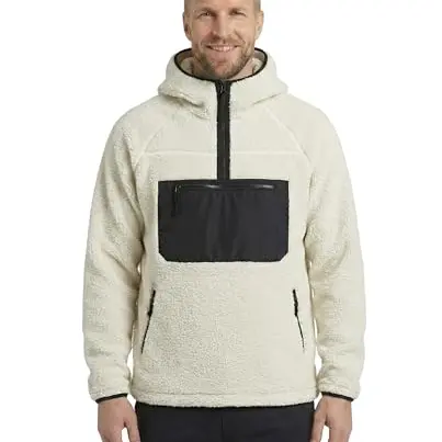 Brandit Teddyfleece Work Pullover, Weiß, Größe XL