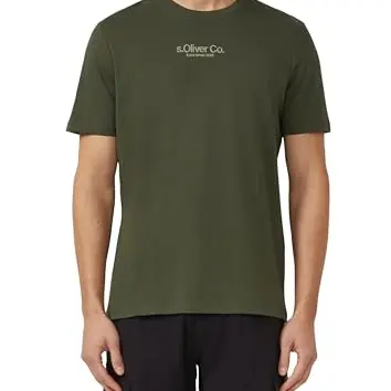 s.Oliver Herren T-Shirt mit Label-Print