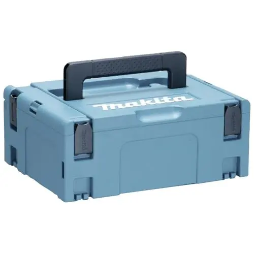 Makita MAKPAC Größe 2 Werkzeugkoffer mit Tragegriff, 395 x 295 x 163 mm