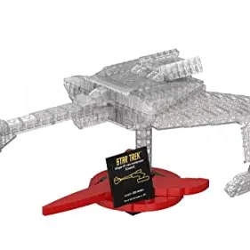 BlueBrixx Pro Star Trek Klingon D7 Schlachtkreuzer – Midsize-Modell mit 580 Bausteinen – Offiziell lizenziert