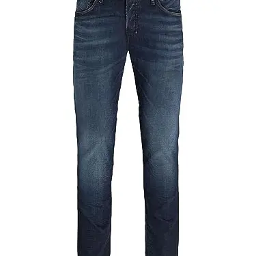 JACK & JONES Herren Slim Jeans in Blau, 32W / 30L