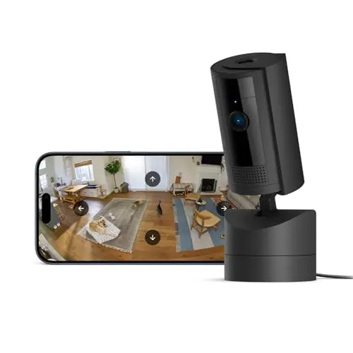 Bewegliche Ring-Innenkamera - 360° schwenkbar, 169° neigbar | Plug-in-Sicherheitskamera für Haustierbesitzer
