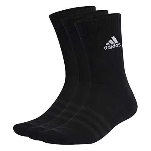 adidas Cushioned Crew Socken 3er Pack Schwarz-Weiß (Größe S 37-39)
