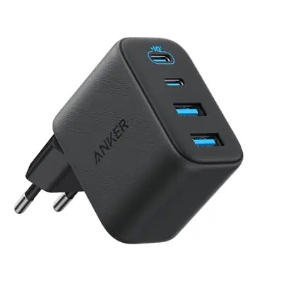 Anker Zolo 50W USB-C Ladegerät, 4-Ports, Schnellladen für iPhone, iPad, Pixel, Galaxy, MacBook (ohne Kabel)