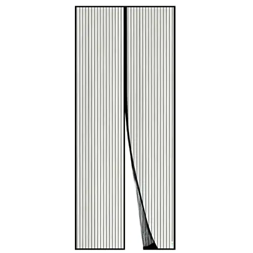 Apalus Fliegengitter Tür 85x200 cm – Ideal für Balkon-, Keller- und Terrassentüren, einfache Montage ohne Bohren