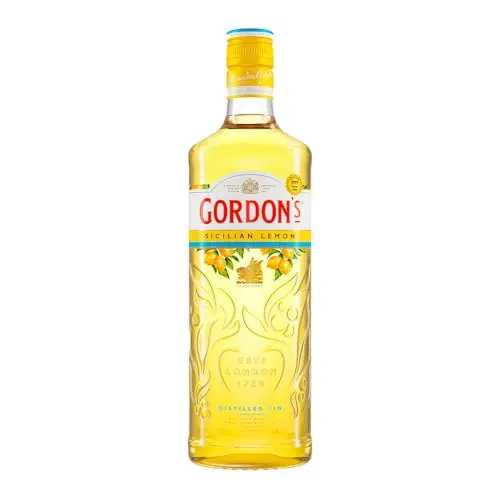 Gordon's Sicilian Lemon Gin - Handgefertigt mit Zitrusgeschmack - 700 ml