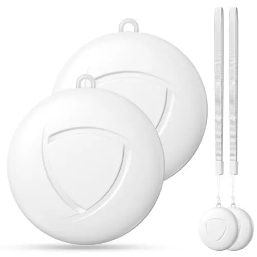 Air Tracker Tag 2er Pack - Smart Tag für Apple Wo ist? mit Schutzhülle, Bluetooth-Schlüsselfinder für Geldbörse und Gepäck