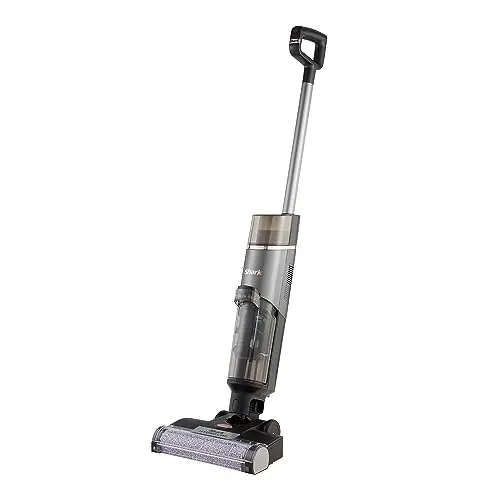 Shark HydroVac Kabelloser Nass-Trockensauger, Selbstreinigender Bodenreiniger, Grau WD210EU