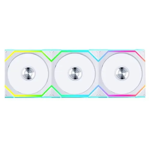 Lian Li UNI FAN SL 120mm RGB - 3er Pack Gaming PC Lüfter - Weiß - Leise & Hochwertig