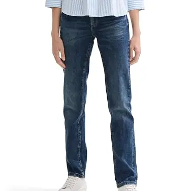 TOM TAILOR Damen Alexa Straight Jeans - Mid Stone Wash, Größe 29W/32L