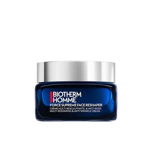 Biotherm Force Supreme Face Reshaper Cream, Straffende Anti-Falten Creme für Männer, 50ml