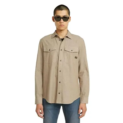 G-STAR Men’s Marine Slim Long Sleeve Shirt