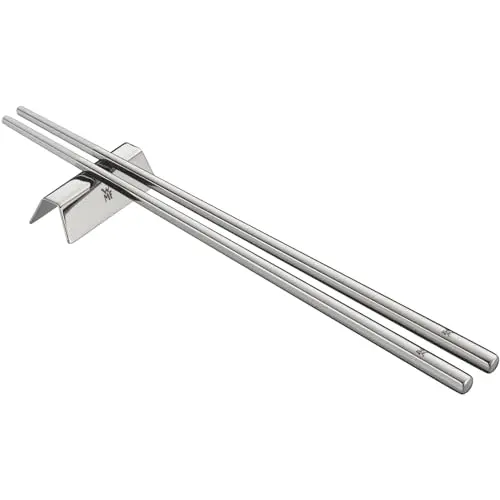 WMF Nuova 6-teiliges Essstäbchen-Set für 2 Personen, Cromargan Edelstahl rostfrei, spülmaschinengeeignet