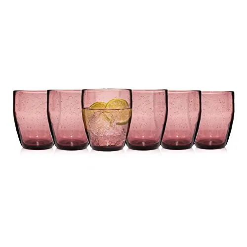 Sänger Trinkgläser Set London, 6-teilig in Lila für 6 Personen, 320 ml