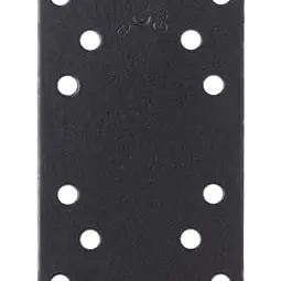 Alberts Flachverbinder 50er Set - verzinkt schwarz, 133 x 55 mm