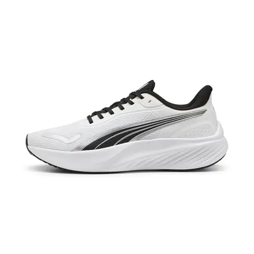Puma Pounce LITE Unisex Laufschuh, Puma White-Schwarz