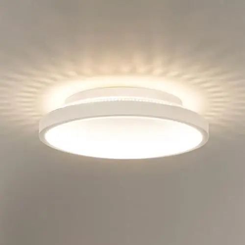 Kuwork LED Deckenlampe Rund, 18W, 4000K, 20CM, Weiß - Ideal für Flur, Balkon, Küche und Badezimmer