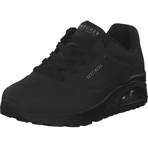 Skechers Damen UNO Stand On Air Sneakers, Schwarz, Größe 36.5 EU