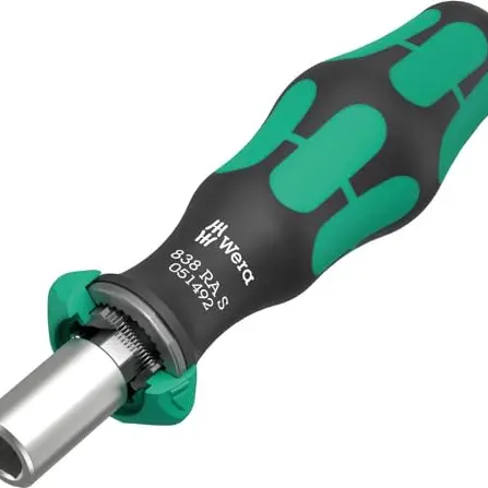 Wera 838 RA S Bits-Handhalter mit Ratschenfunktion, 1/4", 102 mm