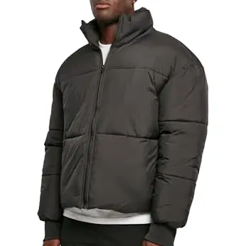 Urban Classics Herren Short Puffer Jacket XL - Schwarz