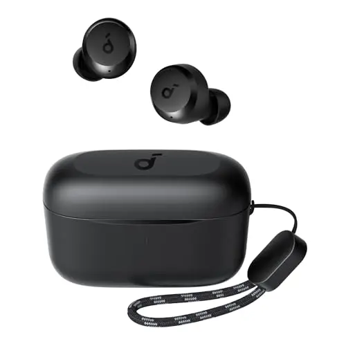 Anker Soundcore Kabellose Bluetooth Kopfhörer, 28 Std. Spielzeit, Wasserfest, Schwarz