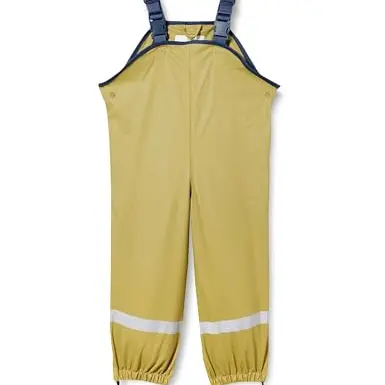 Playshoes Matschhose Unisex Kinder, wind- und wasserdicht, oliv, Größe 98