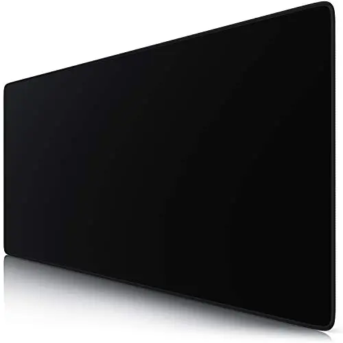 TITANWOLF XXL Gaming Mousepad 900 x 400mm - Schwarz, stabil, verbessert Präzision & Geschwindigkeit