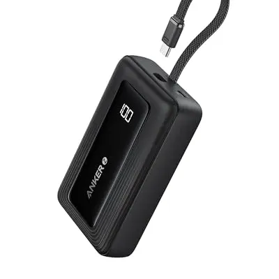 Anker Power Bank 20000mAh 30W – Portables Ladegerät mit USB-C und USB-A für iPhone, MacBook, Galaxy und mehr
