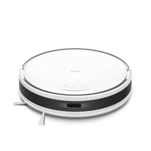 Tapo RV20 Max Saugroboter mit Wischfunktion, 5300Pa Kraft, 83 mm schlank, MagSlim LiDAR, Sprachsteuerung kompatibel, Weiß