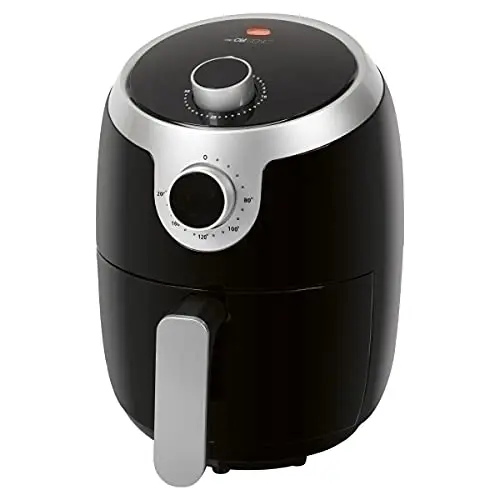 Clatronic Heißluftfritteuse 2,5L | Öl- und fettfreies Frittieren | Mit Abschaltautomatik & Überhitzungsschutz