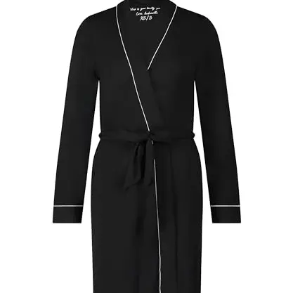 Hunkemöller Essentials Kurz-Jersey-Robe - Schwarz - XL/XXL
