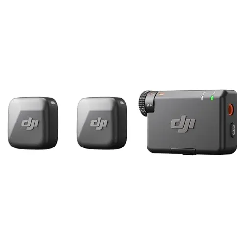 DJI Mic Mini - Kabelloses Lavaliermikrofon für Kamera/Android, 2-Personen-Vlog