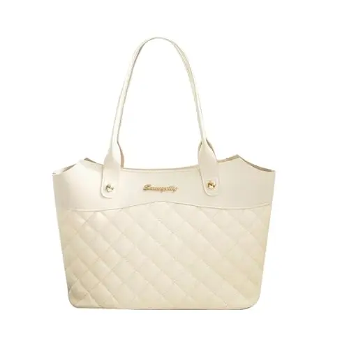 YXQSED Damen Henkeltasche aus PU Leder - Tote Shopper Bag für Schule, Arbeit und Alltag