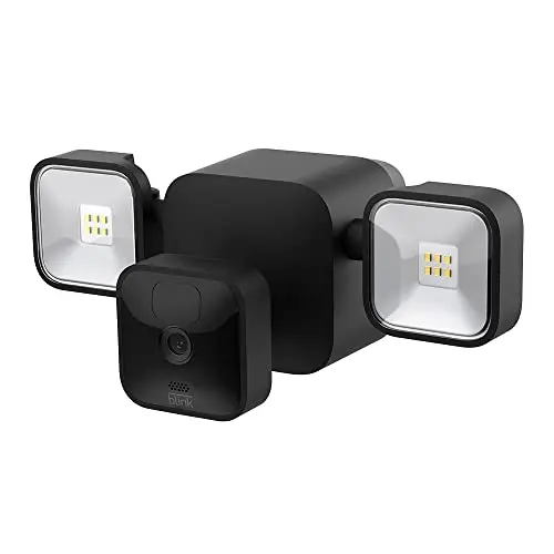 Blink Outdoor + Floodlight – kabellose HD-Überwachungskamera mit Flutlicht, 1 Kamera-Set