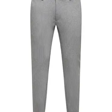 ONLY & SONS Herren Onsmark Pant Streifen, Light Grey Melange, 28W 34L