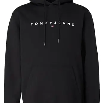 Tommy Jeans Hoodie mit Logo, Herren, Schwarz, M