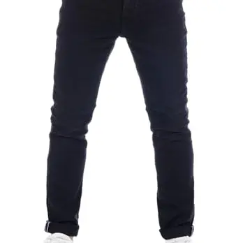 DENIMFY Herren Jeans Stretch Straight Fit Schwarz, Größe: 38W / 30L