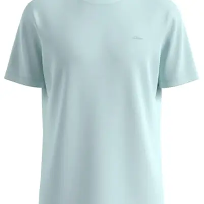 s.Oliver Herren Shirt in Blau-Grün, Größe XL