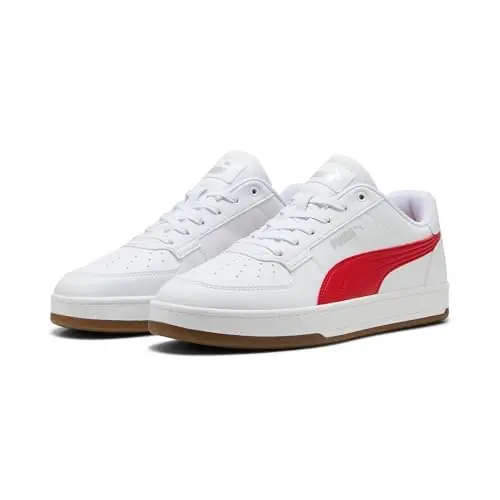 Puma Unisex Caven 2.0 Sneaker 75 Years, All Time Red/White/Silver/Gum, EU 44.5