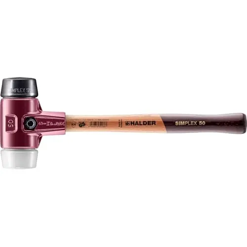 SIMPLEX-Schonhammer mit Holzstiel, Ø 50 mm