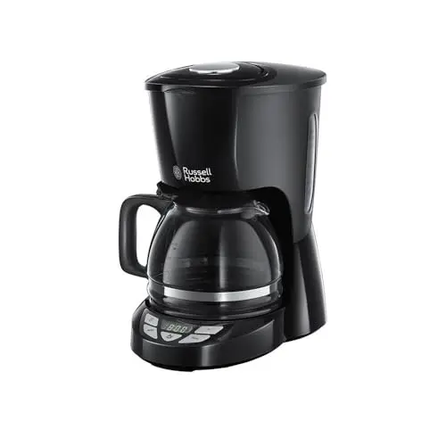 Russell Hobbs Filterkaffeemaschine Textures+ 1-12 Tassen, 1,25l, Warmhalteplatte, Tropf-Stopp