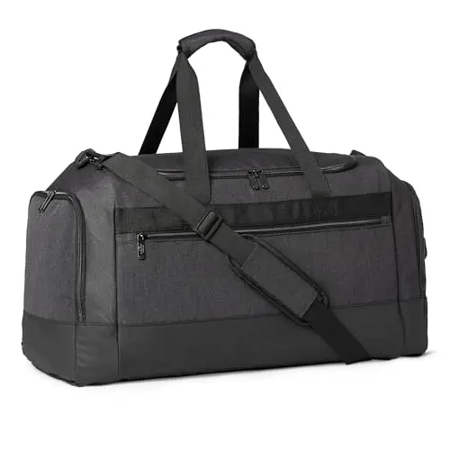 Amazon Essentials Handgepäcktasche, leicht, mit Fach für Schuhe, 63.5 cm, Schwarz